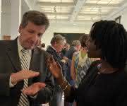 Dr. Peter Köhler und Dr. Auma Obama Dr. Peter Köhler und Dr. Auma Obama
