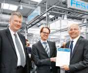 Uebergabe Preffered Supplier Award von Bosch an Festo