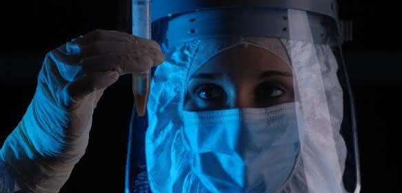 Untersuchung alter DNA im Labor: (Foto/©: AG Palaeogenetik, JGU)