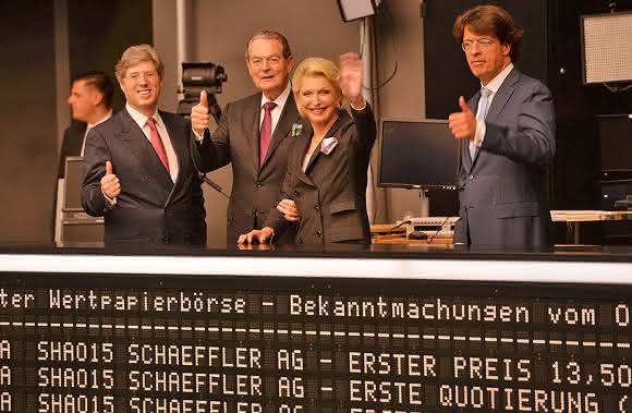 Schaeffler an der Börse