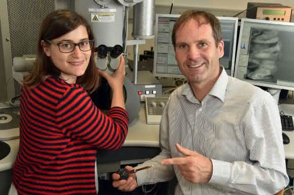 Dr. Agnese Fazio und Prof. Dr. Falko Langenhorst