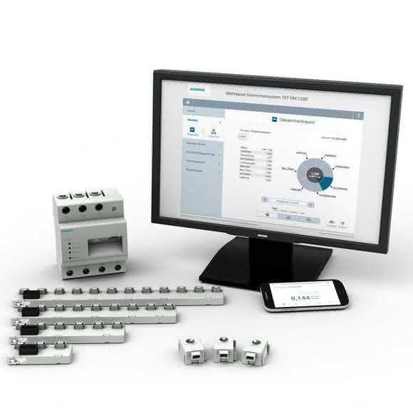Mehrkanal-Strommesssystem Typ 7KT PAC1200 von Siemens