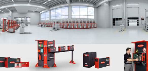 Batterieladetechnik.