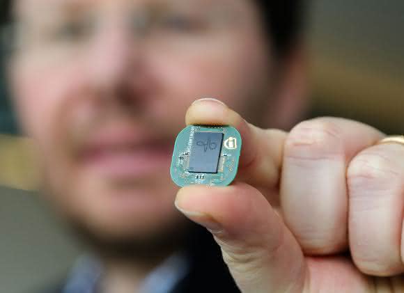 Radarchip Radarchip für die Soli-Radartechnologie.