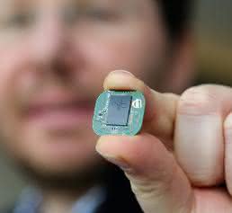 Radarchip für die Soli-Radartechnologie.