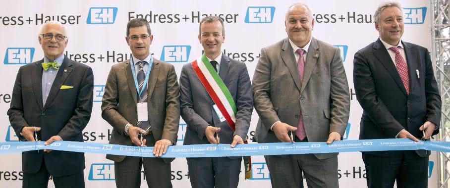 Einweihung des neuen Gebäudes von Endress+Hauser Italien
