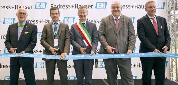 Einweihung des neuen Gebäudes von Endress+Hauser Italien