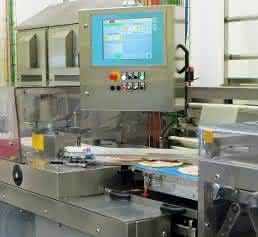 Pizza-Verpackungsmaschine von Nestlé Wagner Pizza-Verpackungsmaschine von Nestlé Wagner