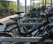 Fahrradparkplätze Fahrradparkplätze bei Trumpf