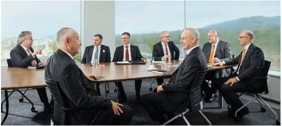 Executive Board der Endress+Hauser Gruppe Executive Board der Endress+Hauser Gruppe