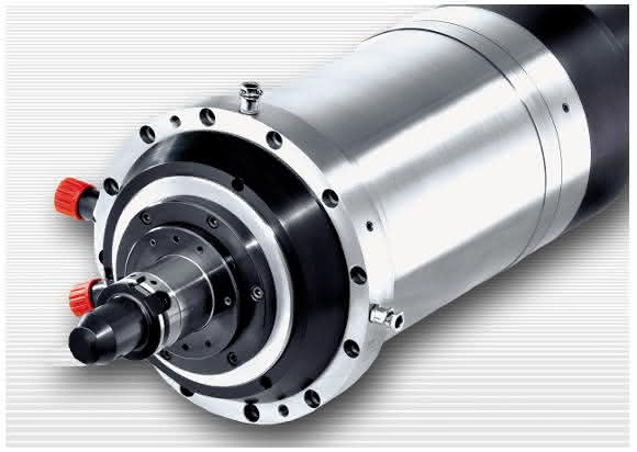 Hochfrequenz-Motorspindel Hochfrequenz-Motorspindel als Sonderantrieb mit Zusatzausstattung