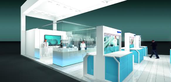 Unter dem Messemotto „Next Generation of  Lab Solutions“ stellt Eppendorf in Halle B1 am Stand 301auf 223 m² seine Produktneuheiten in München vor.