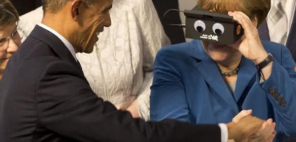 Obama und Merkel Obama und Merkel auf der HMI