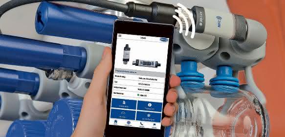 Vakuum- und Druckschaltern VS/VS per Smartphone ansteuern