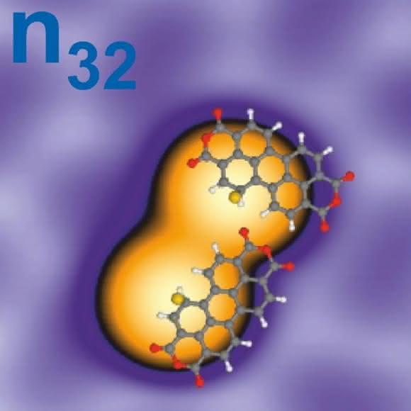 PTCDA-Moleküle PTCDA-Moleküle