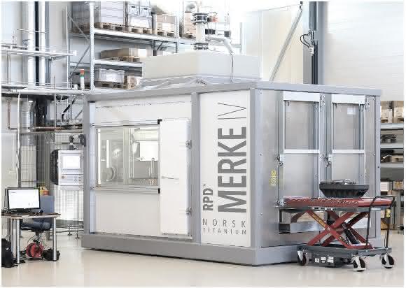 RPD™-Maschinen der MERKE IV™-Serie von Norsk Titanium RPD™-Maschinen der MERKE IV™-Serie von Norsk Titanium