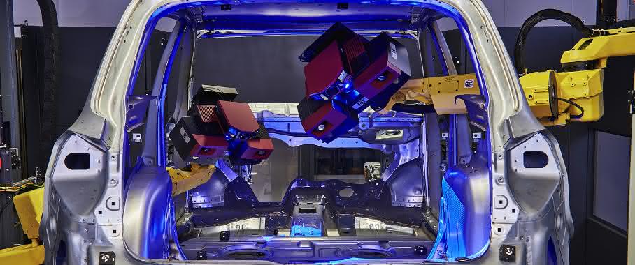 automatisierte Karosserie-Inspektion automatisierte Karosserie-Inspektion GOM