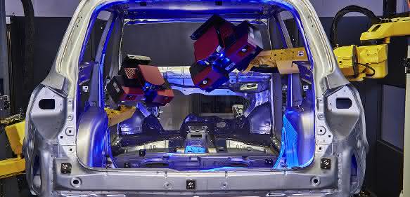 automatisierte Karosserie-Inspektion automatisierte Karosserie-Inspektion GOM
