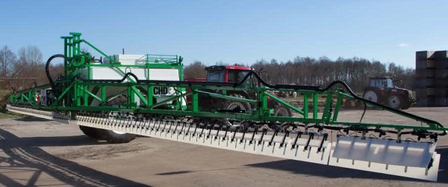 Wingssprayer Mit dem Wingssprayer-System ausgestattete Feldspritze.