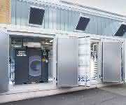 mobile Containerlösung zur optimierten Medienversorgung mit Druckluft und Wärme