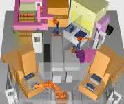Automatische Anlage mit 3 Robotern Automatische Anlage mit 3 Robotern