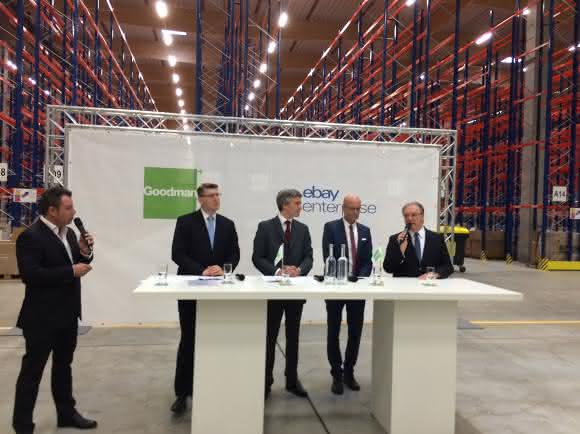 Eröffnung ebay enterprise Halle - Politik und ebay Management
