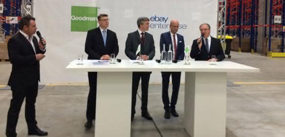 Eröffnung ebay enterprise Halle - Politik und ebay Management