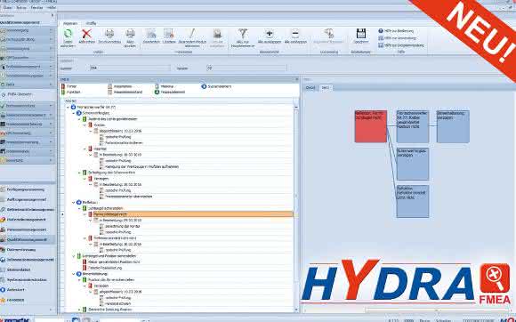 MES Hydra von MPDV mit FMEA-Modul