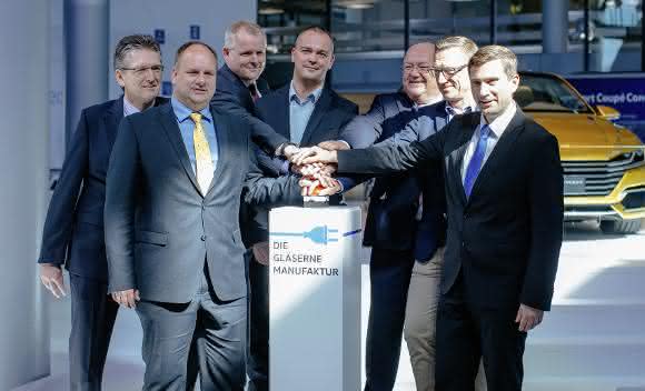 Eröffnung der Gläsernen Manufaktur Dresden
