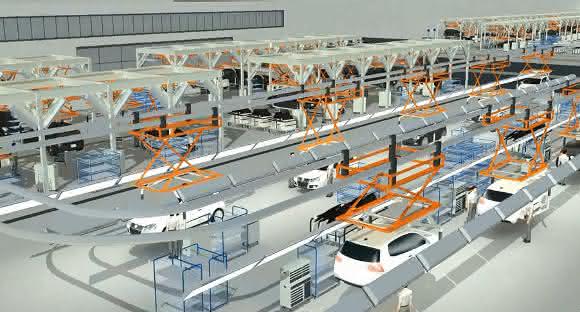 Fertigungshalle Planung mit Tarakos