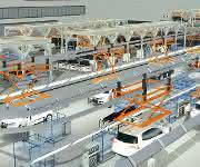 Fertigungshalle Planung mit Tarakos