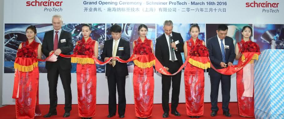 Grand Opening Schreiner Protech China Schreiner Protech eröffnet neue Produktion