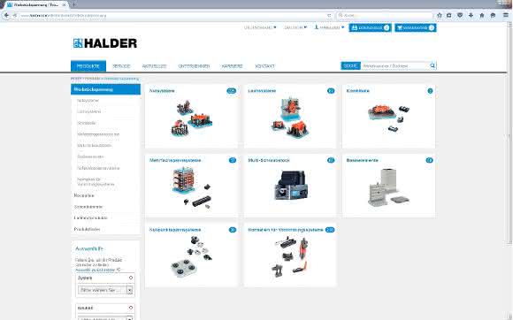 Erwin Halder Produktsuche Online
