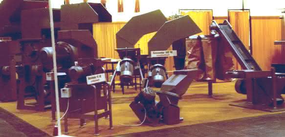 Getecha auf der K-Messe im Jahr 1975 Getecha Kunststoffmesse K 1975
