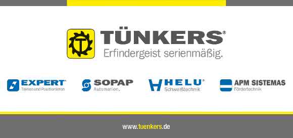 Tünkers Dachmarke Tünkers Maschinenbau neue Dachmarke