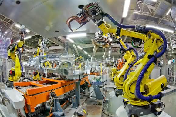 Fanuc Roboter Roboter Automobilproduktion Fanuc