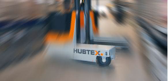 Hubtex Seitenstapler Enthüllung auf der Cemat Hubtex Seitenstapler Enthüllung auf der Cemat