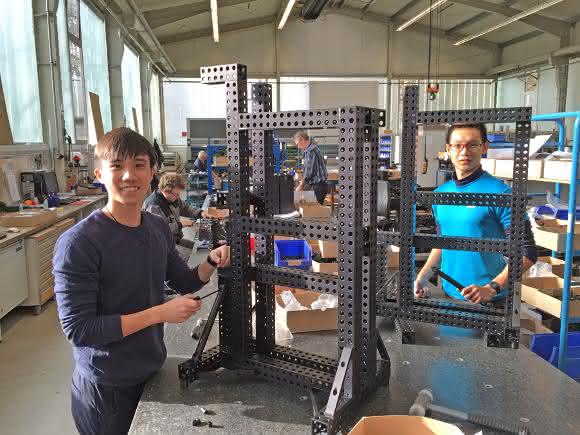 Studenten der Nanyang Polytechnik bei Witte