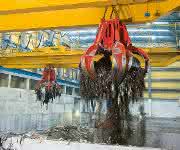 Terex Krane für Müllumschlag