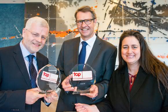 Lenze erhält Auszeichnung als Top Employer 2016