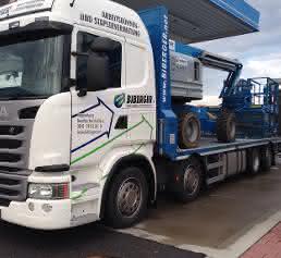 Arbeitsbühne TB280 auf dem Weg zum Einsatzort Arbeitsbühne TB280 auf dem Weg zum Einsatzort