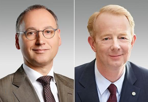 Werner Baumann (links) und Dr. Marijn Dekkers