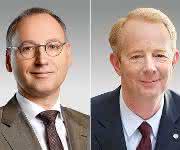 Werner Baumann (links) und Dr. Marijn Dekkers Werner Baumann (links) und Dr. Marijn Dekkers