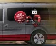 Roboter Sawyer auf Präsentationsreise
