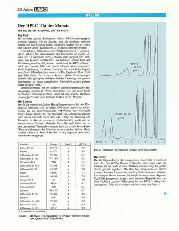 HPLC-Tipp