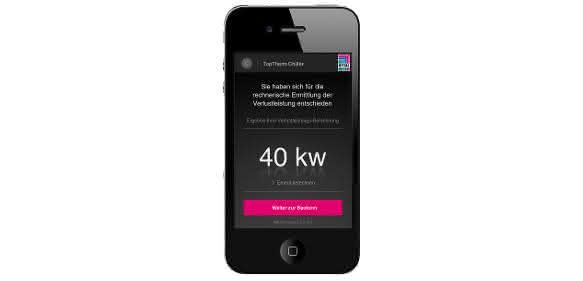 Rittal Chiller App Startbildschirm