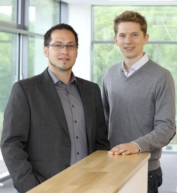 Stephan Binder und Georg Schaumann (rechts)