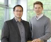 Stephan Binder und Georg Schaumann (rechts)