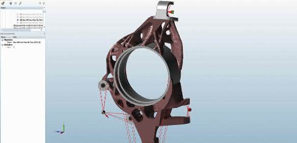 CAD Modell Radträger