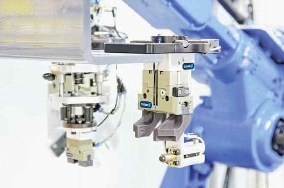 Greifsysteme in Prüfzelle: Hier greift eins ins andere